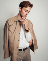 Veste beige - Coton bio Pima