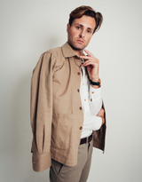 Veste beige - Coton bio Pima