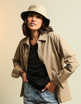 Veste beige - Coton bio Pima