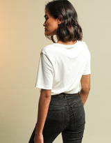 Tee-shirt Blanc - coton bio Pima - Femme