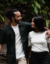 Tee-shirt Blanc - coton bio Pima - Unisexe