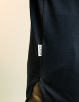 Tee-shirt Bleu Marino - coton bio Pima - Unisexe