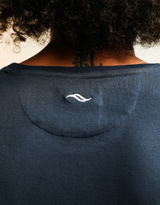 Tee-shirt Bleu Marino - coton bio Pima - Unisexe