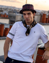 Tee-shirt Blanc "Maya" - coton bio Pima