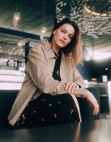 Veste beige - Coton bio Pima