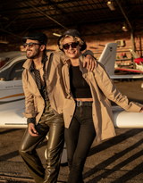 Veste beige - Coton bio Pima