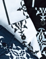 Chemise manche courte Unisexe Noir Motifs & Inspirations Mayas Renforcement tissu au niveau des épaules Logo brodé au dos Fabriquée de manière artisanale produit Punique et certifié chemises 100% coton pima bio certifiées GOTS et Commerce équitable.  100% Coton Pima, la "soie d'Amérique du Sud" Tissu en tissage jersey Soyeux, doux, confortable Made in Peru, pays de sourcing du coton de pima  Valorisation des savoir-faire